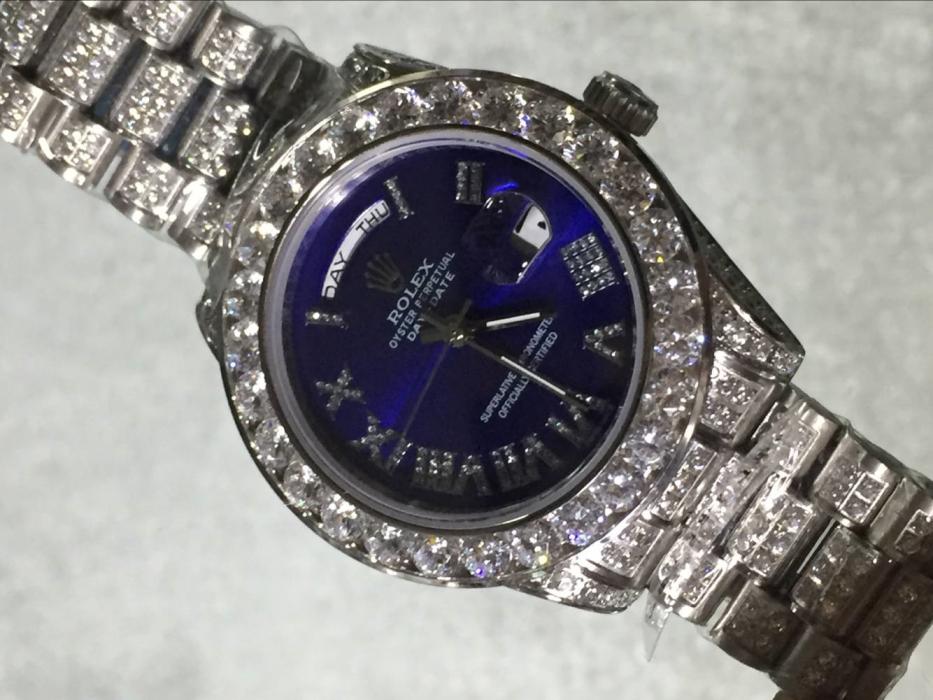 Men AAA rolex day-date high quality automatic movement with diamonds