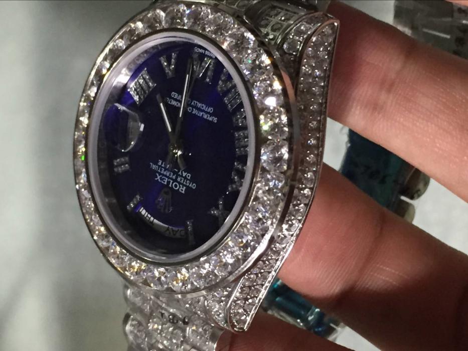 Men AAA rolex day-date high quality automatic movement with diamonds