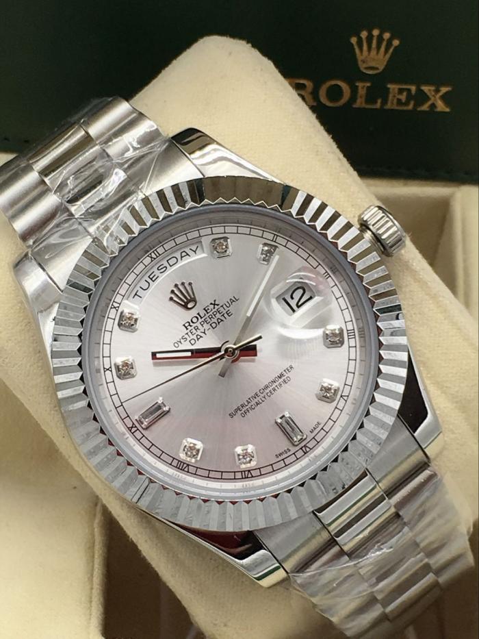AAA rolex day-date high quality automatic movement diamond hands