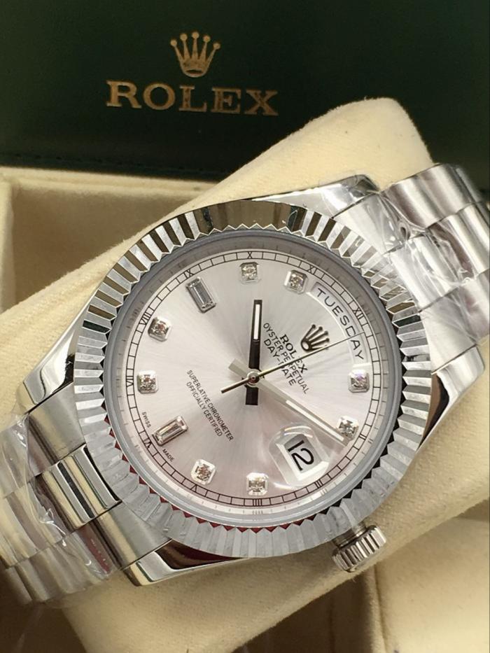 AAA rolex day-date high quality automatic movement diamond hands