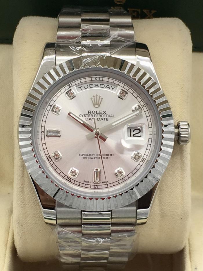 AAA rolex day-date high quality automatic movement diamond hands