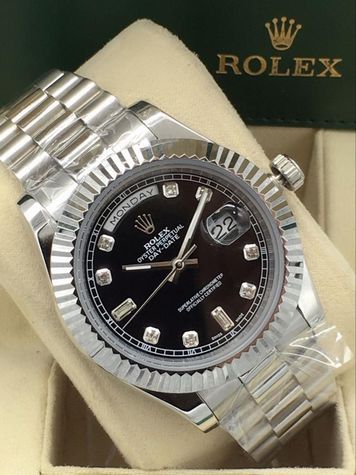 AAA rolex day-date high quality automatic movement diamond hands