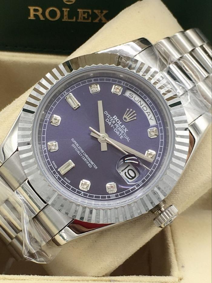 AAA rolex day-date high quality automatic movement diamond hands
