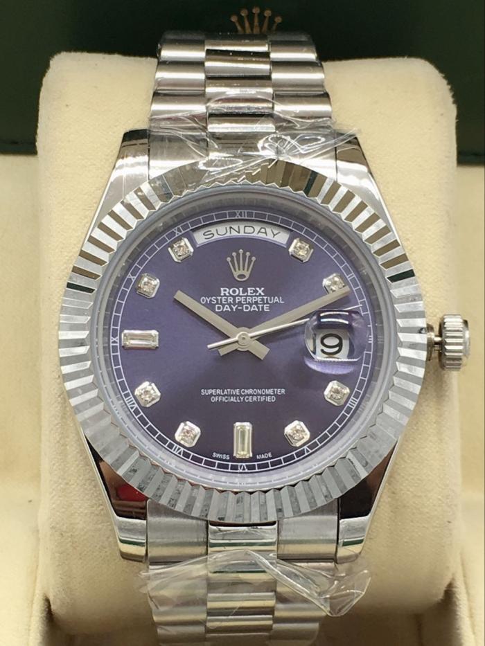AAA rolex day-date high quality automatic movement diamond hands