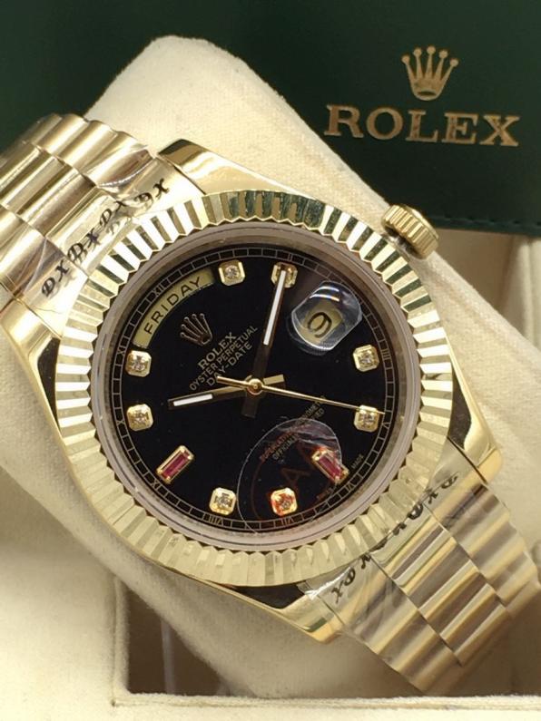 AAA rolex day-date high quality automatic movement diamond hands