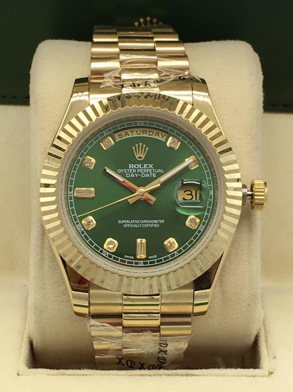 AAA rolex day-date high quality automatic movement diamond hands