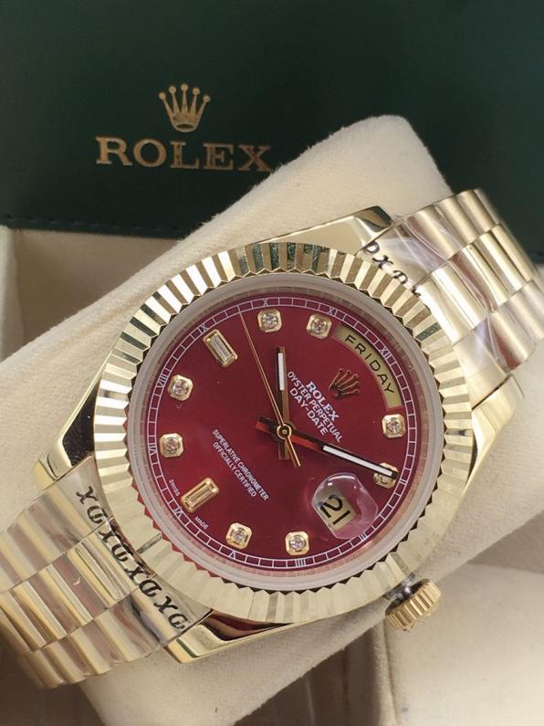 AAA rolex day-date high quality automatic movement diamond hands