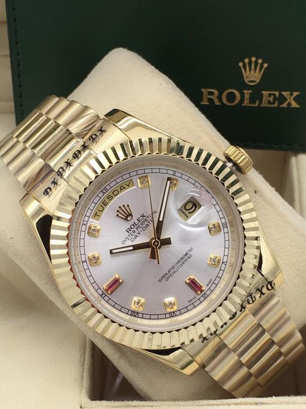 AAA rolex day-date high quality automatic movement diamond hands