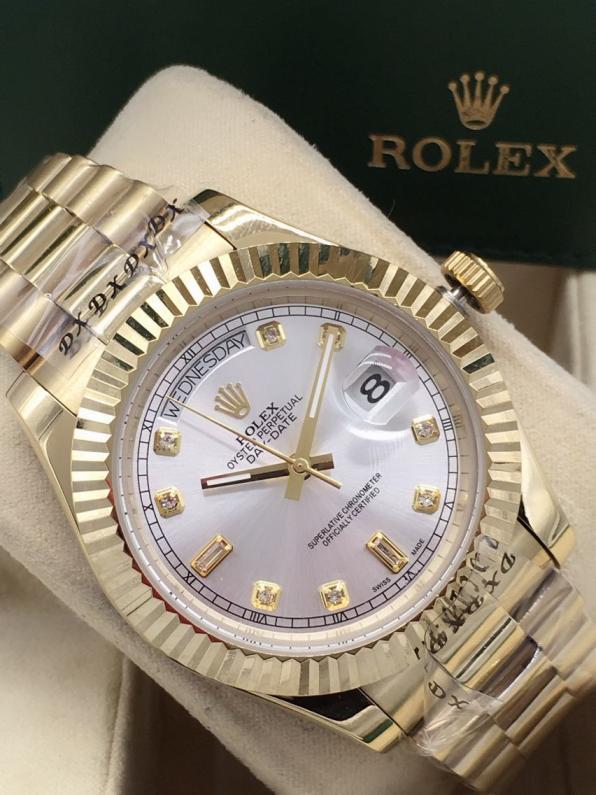 AAA rolex day-date high quality automatic movement diamond hands