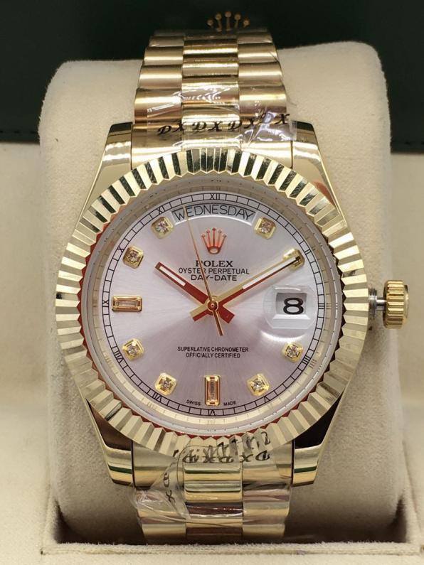 AAA rolex day-date high quality automatic movement diamond hands