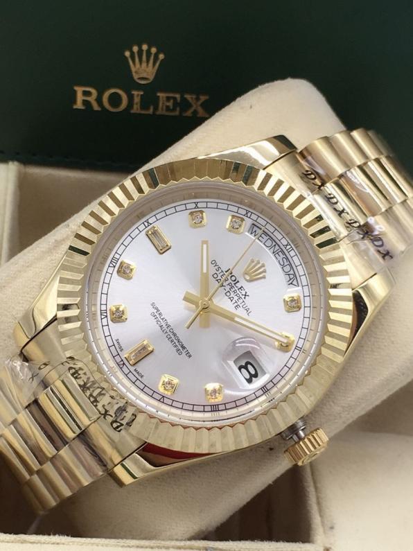 AAA rolex day-date high quality automatic movement diamond hands