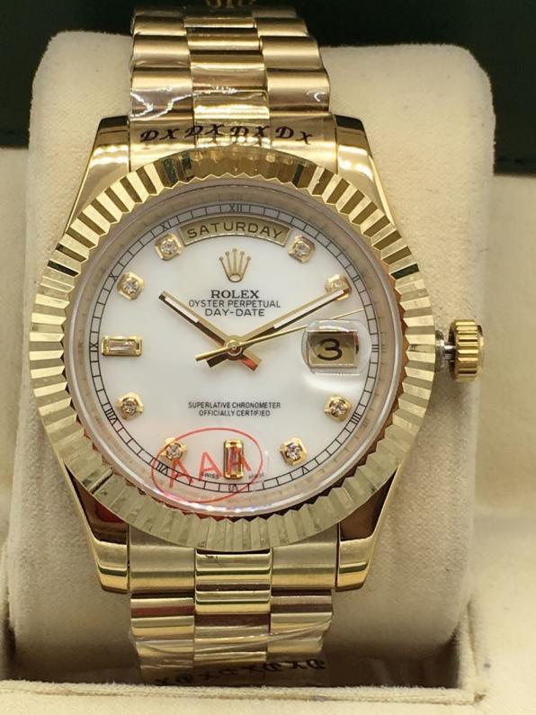 AAA rolex day-date high quality automatic movement diamond hands