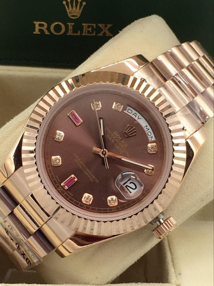 AAA rolex day-date high quality automatic movement diamond hands