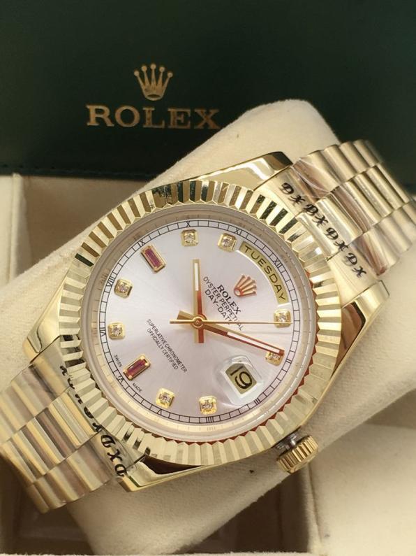 AAA rolex day-date high quality automatic movement diamond hands