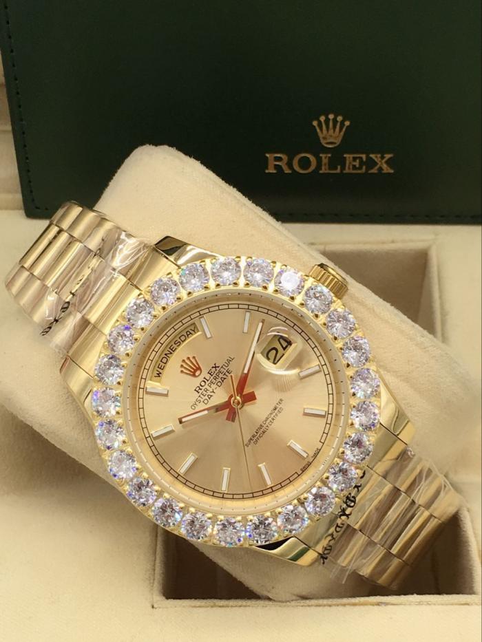AAA rolex Day-date for mens with big diamonds bezel