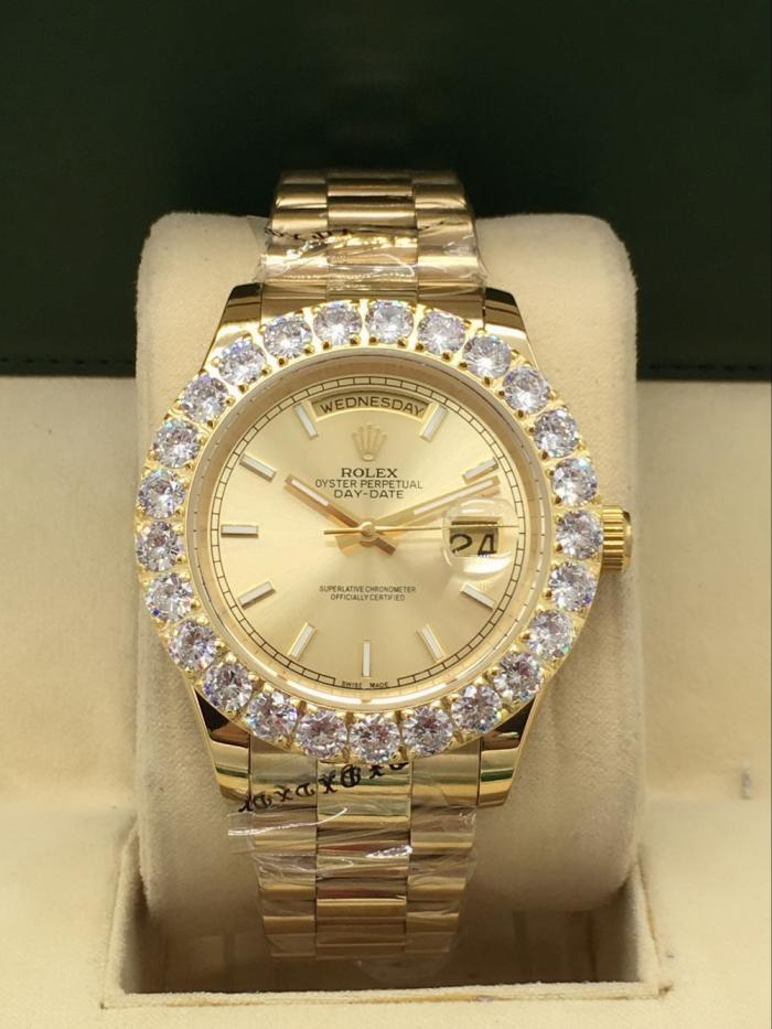 AAA rolex Day-date for mens with big diamonds bezel