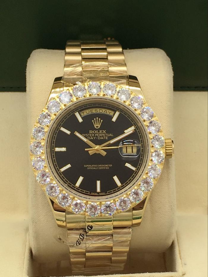 AAA rolex Day-date for mens with big diamonds bezel