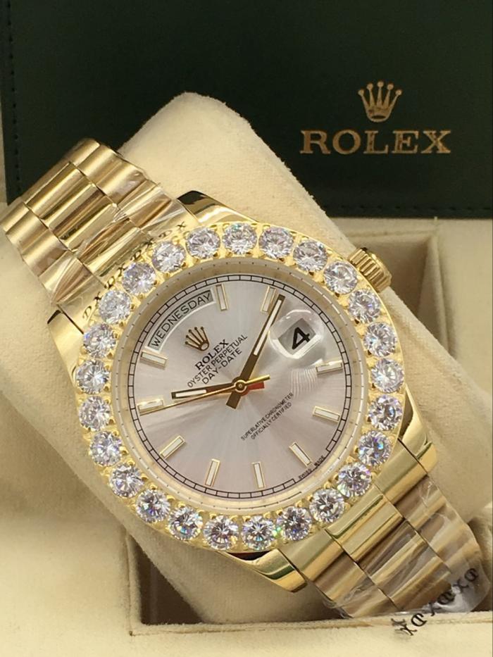 AAA rolex Day-date for mens with big diamonds bezel