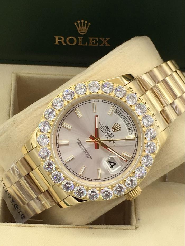 AAA rolex Day-date for mens with big diamonds bezel