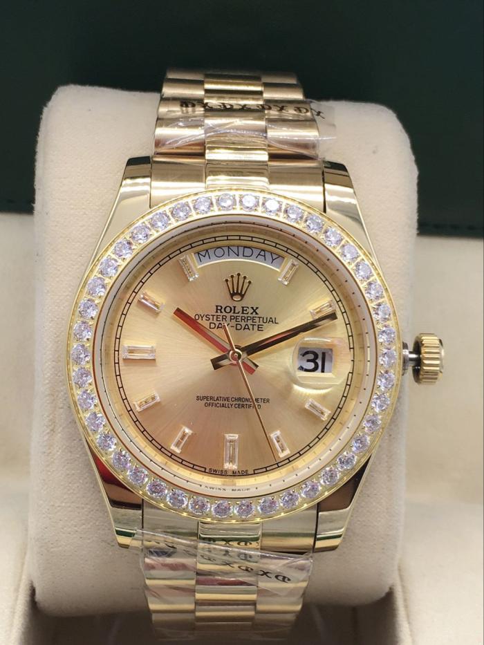 AAA rolex Day-date for mens with diamonds Square DatDate