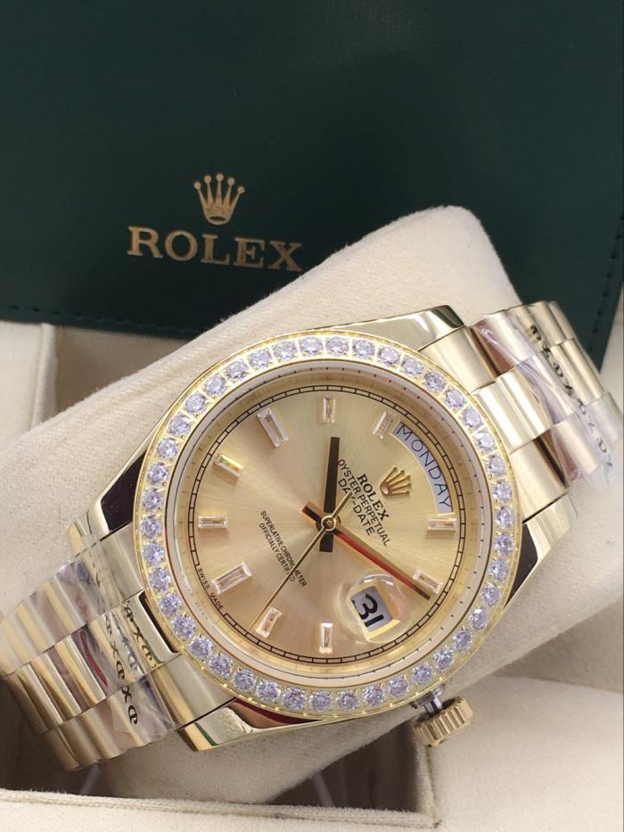 AAA rolex Day-date for mens with diamonds Square DatDate