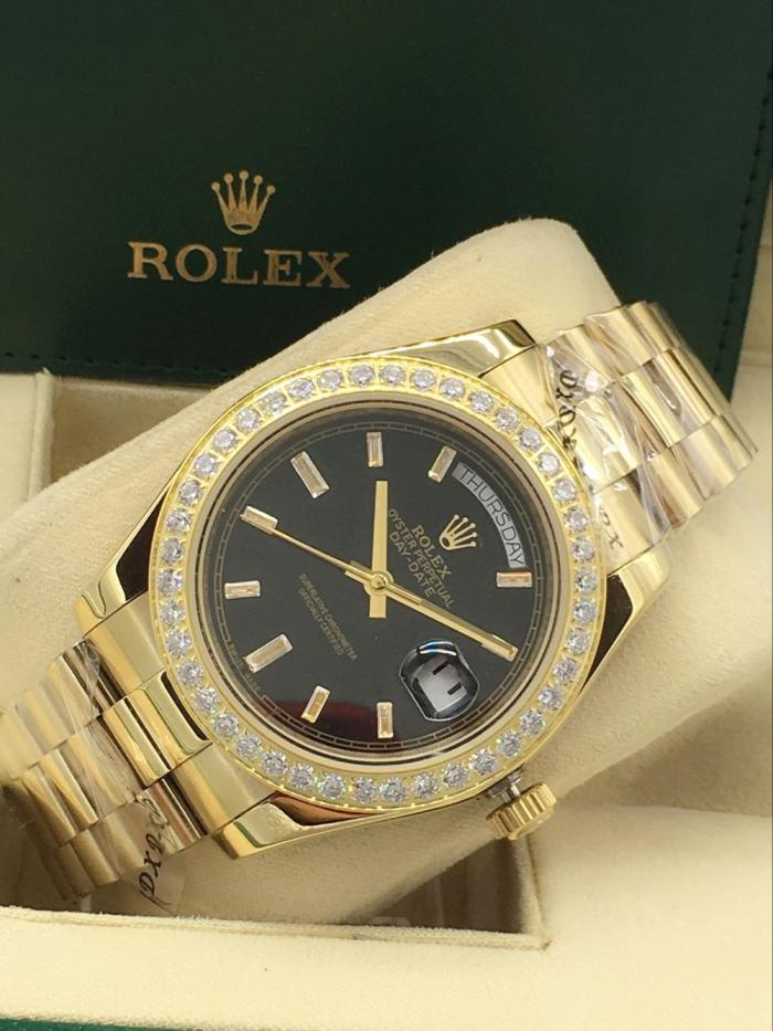 AAA rolex Day-date for mens with diamonds Square DatDate