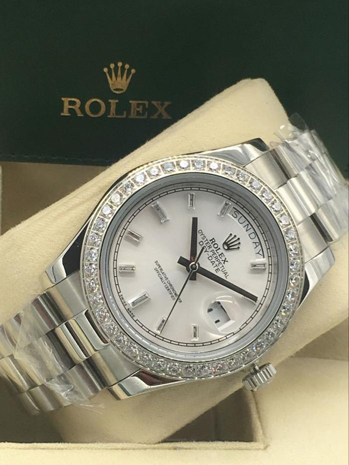 AAA rolex Day-date for mens with diamonds Square DatDate
