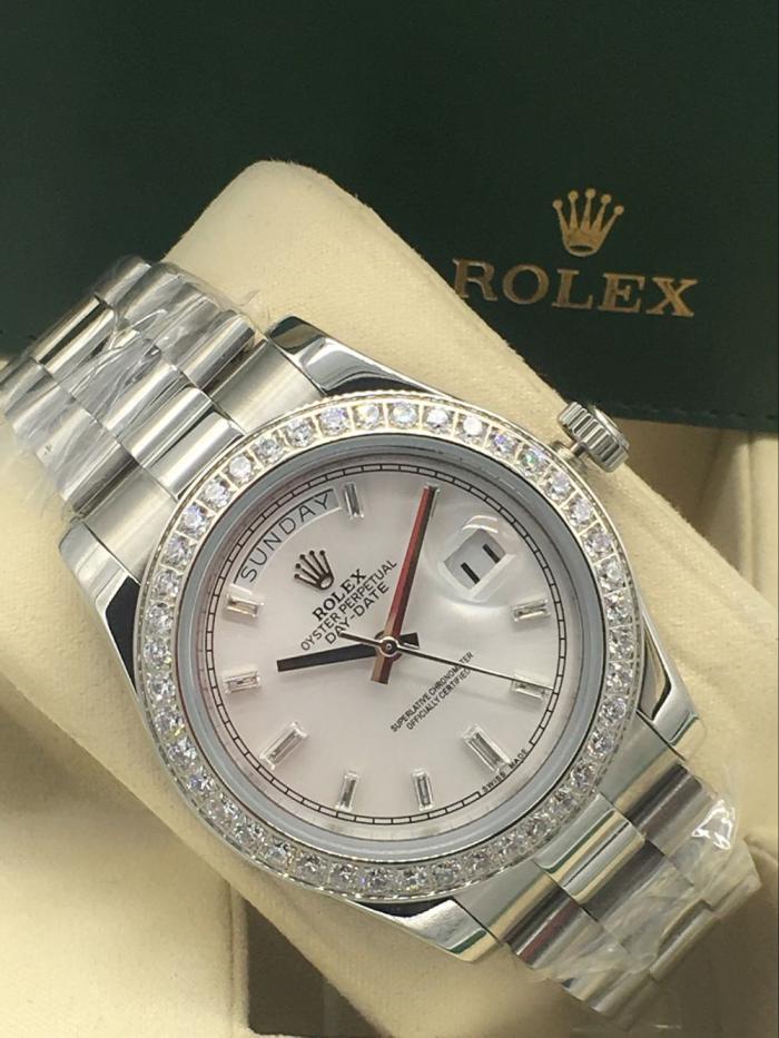 AAA rolex Day-date for mens with diamonds Square DatDate