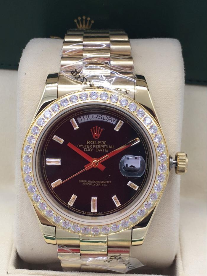 AAA rolex Day-date for mens with diamonds Square DatDate