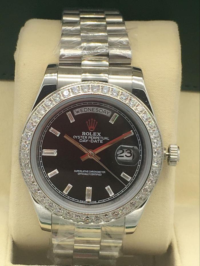 AAA rolex Day-date for mens with diamonds Square DatDate