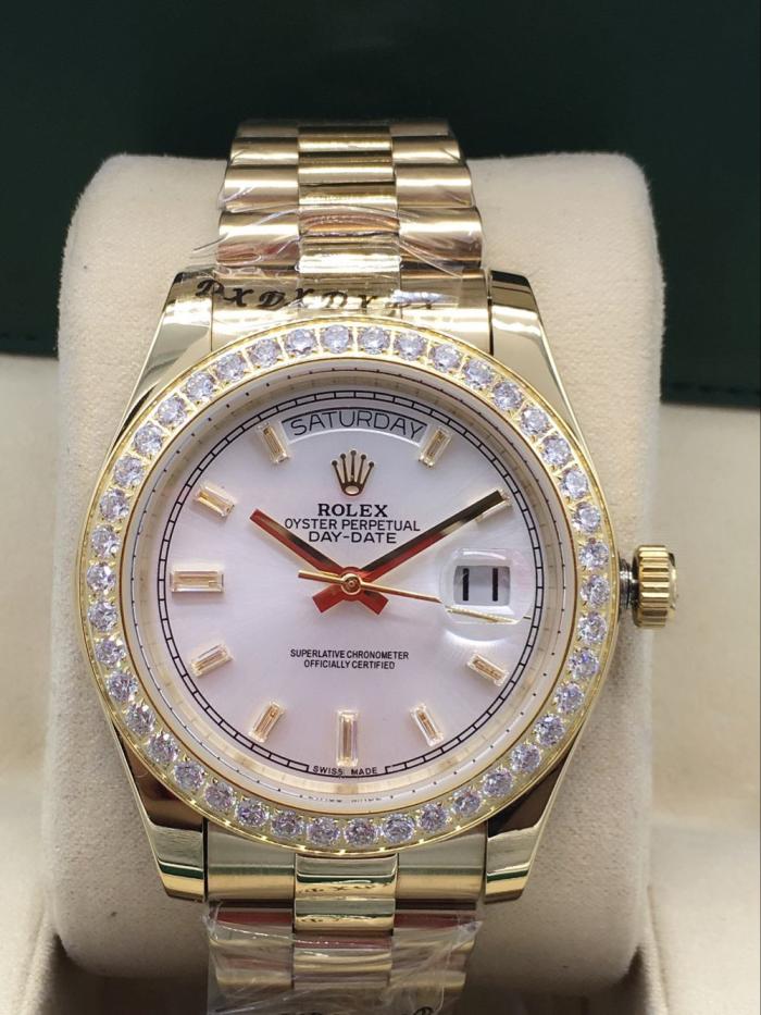 AAA rolex Day-date for mens with diamonds Square DatDate