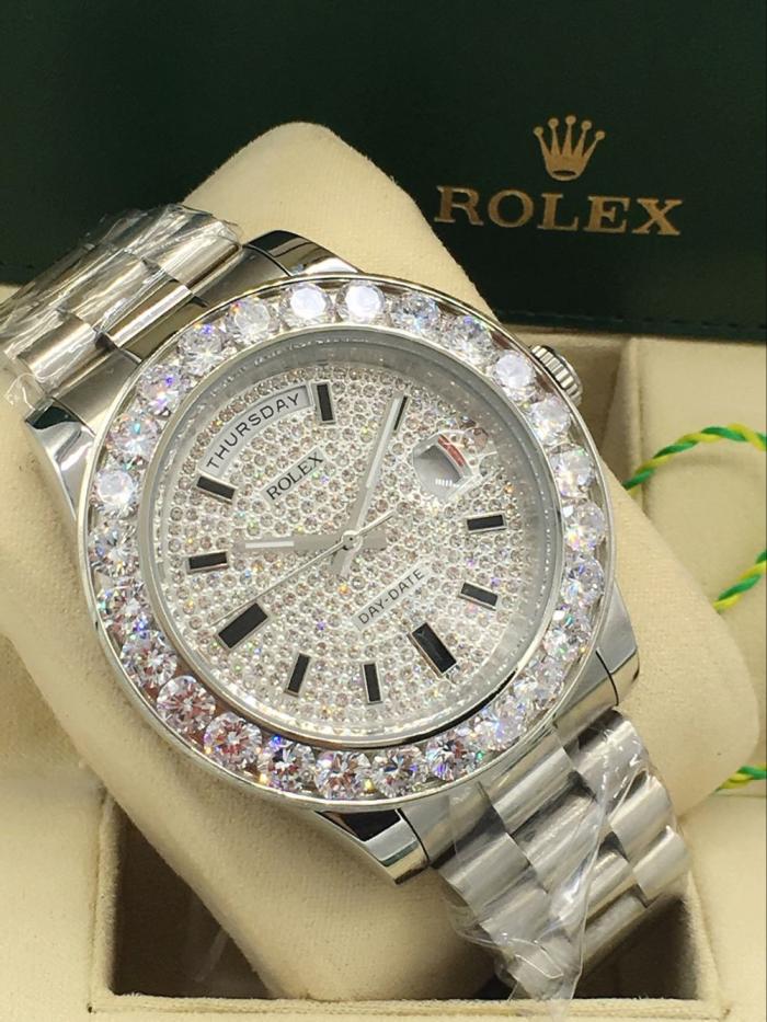 AAA rolex Day-date for mens with diamonds Square DatDate