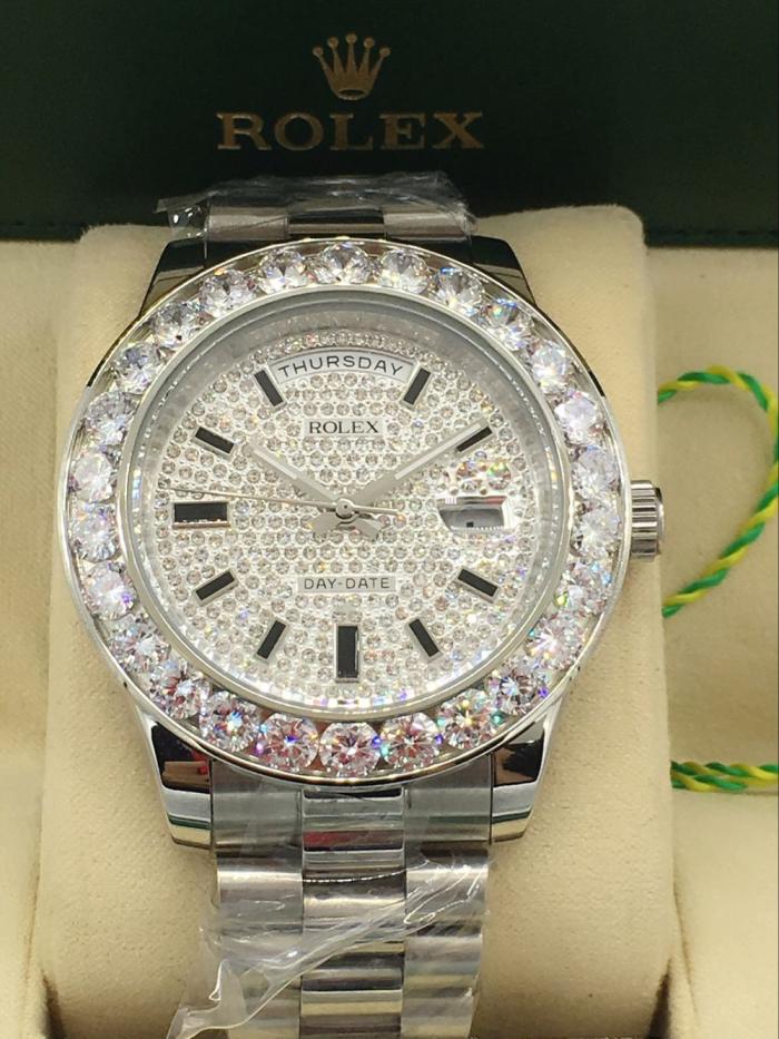 AAA rolex Day-date for mens with diamonds Square DatDate