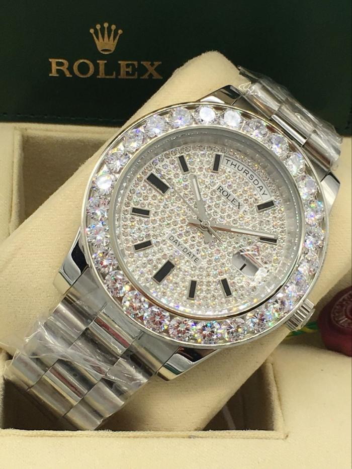 AAA rolex Day-date for mens with diamonds Square DatDate