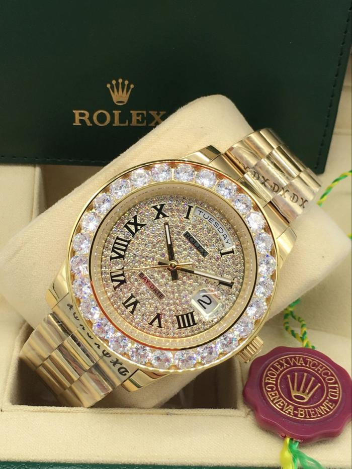 AAA rolex Day-date for mens with diamonds Square DatDate