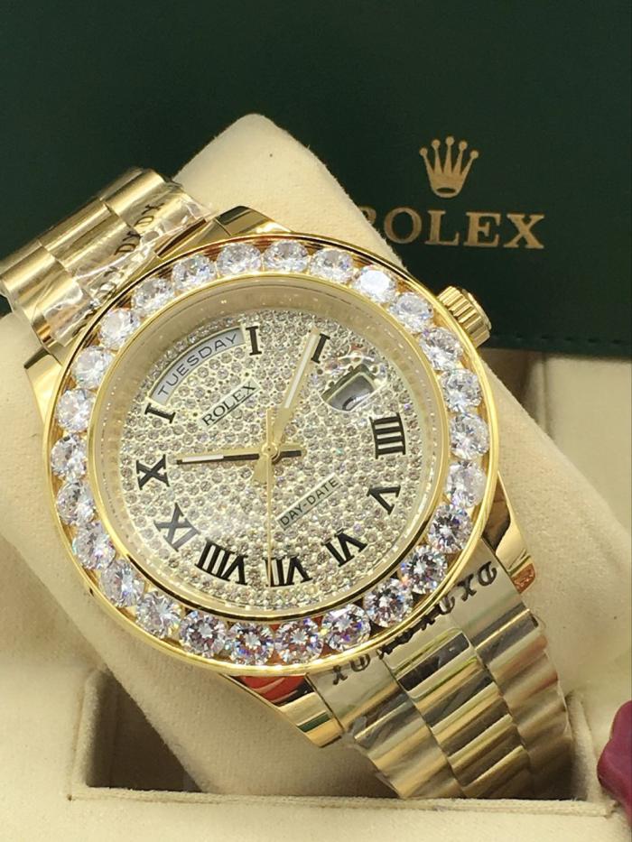 AAA rolex Day-date for mens with diamonds Square DatDate