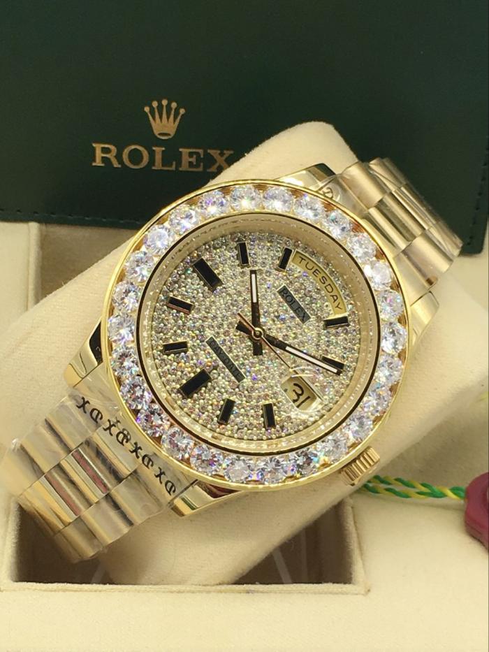 AAA rolex Day-date for mens with diamonds Square DatDate