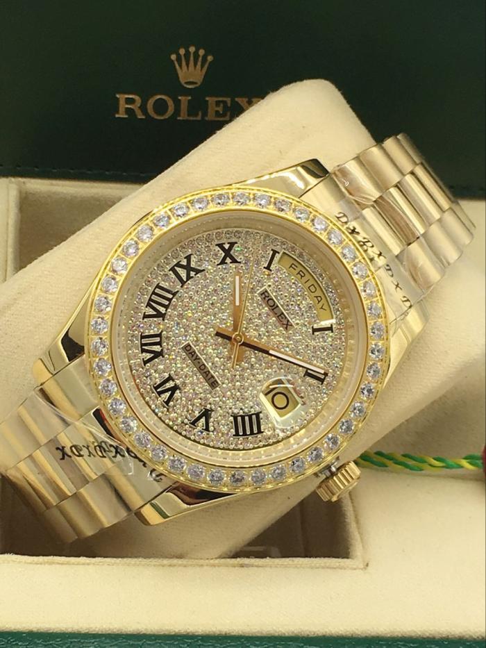 AAA rolex Day-date for mens with diamonds Square DatDate