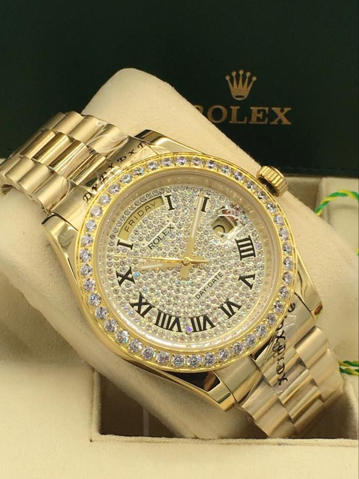 AAA rolex Day-date for mens with diamonds Square DatDate