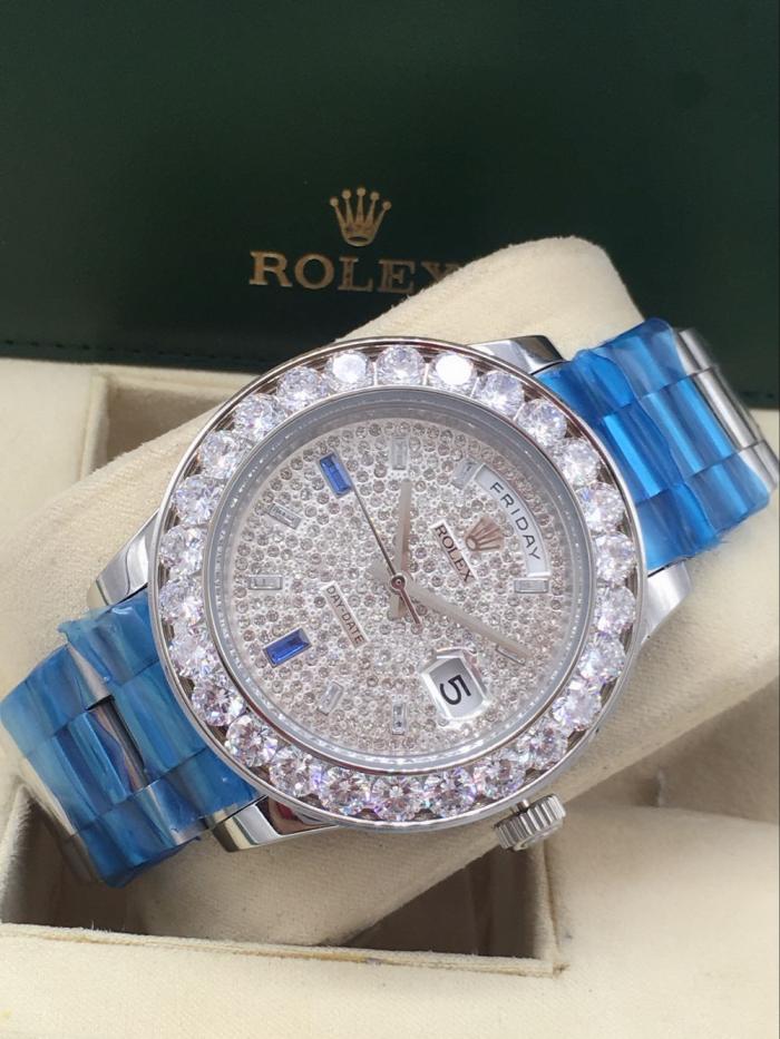 rolex day-date mens watch with big diamonds benzel AAA