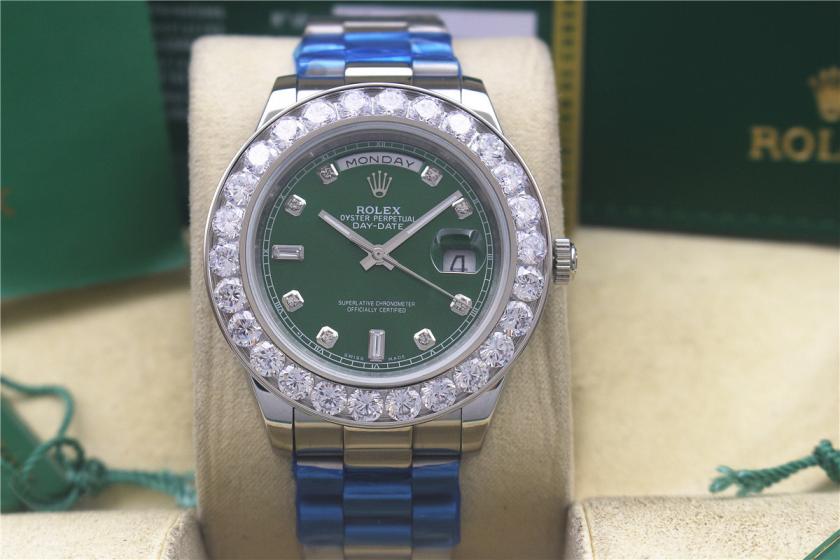 rolex day-date mens watch with big diamonds benzel AAA