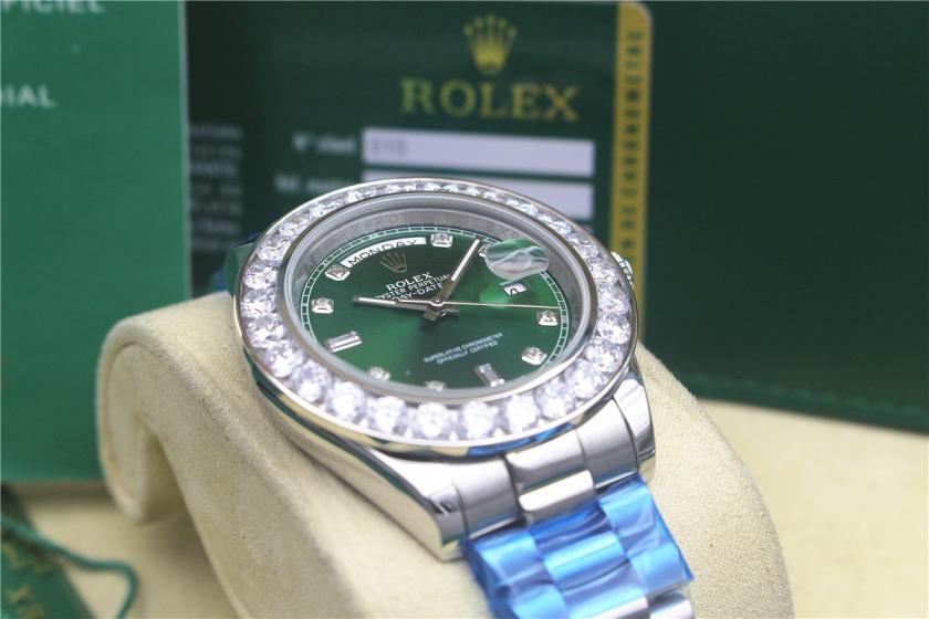 rolex day-date mens watch with big diamonds benzel AAA