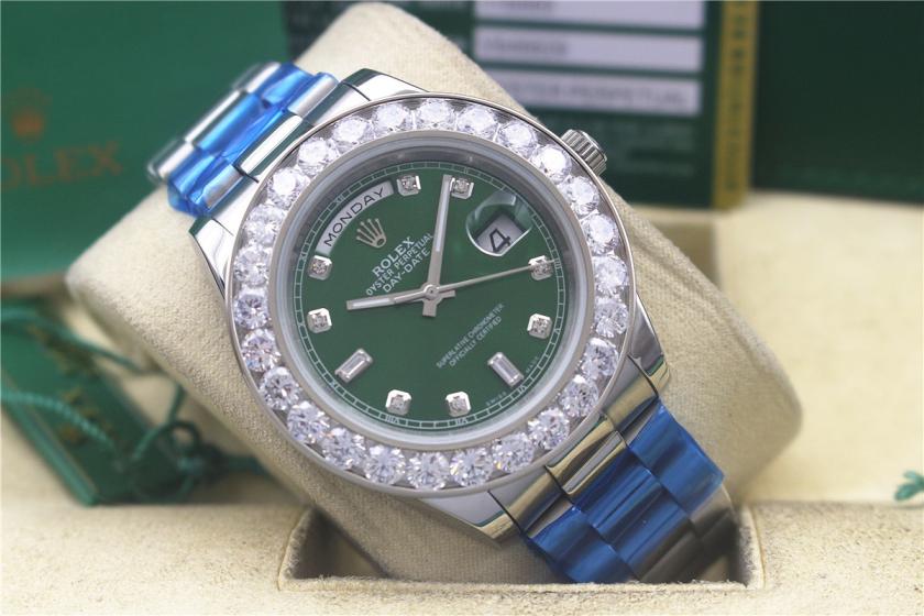 rolex day-date mens watch with big diamonds benzel AAA