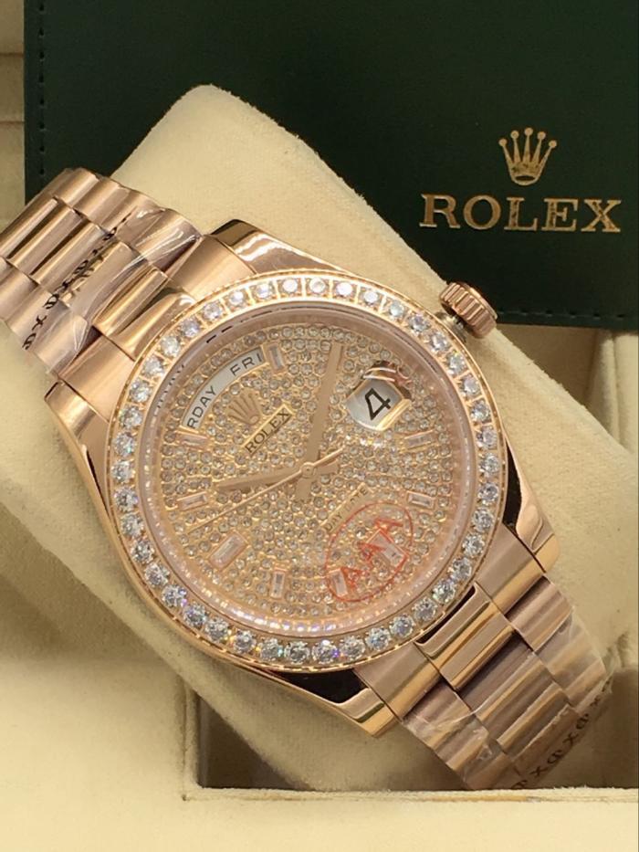 AAA rolex day-date with diamonds for men and women