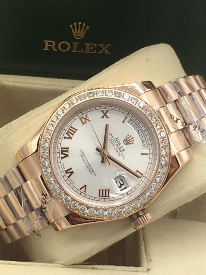 AAA rolex day-date with diamonds for men and women