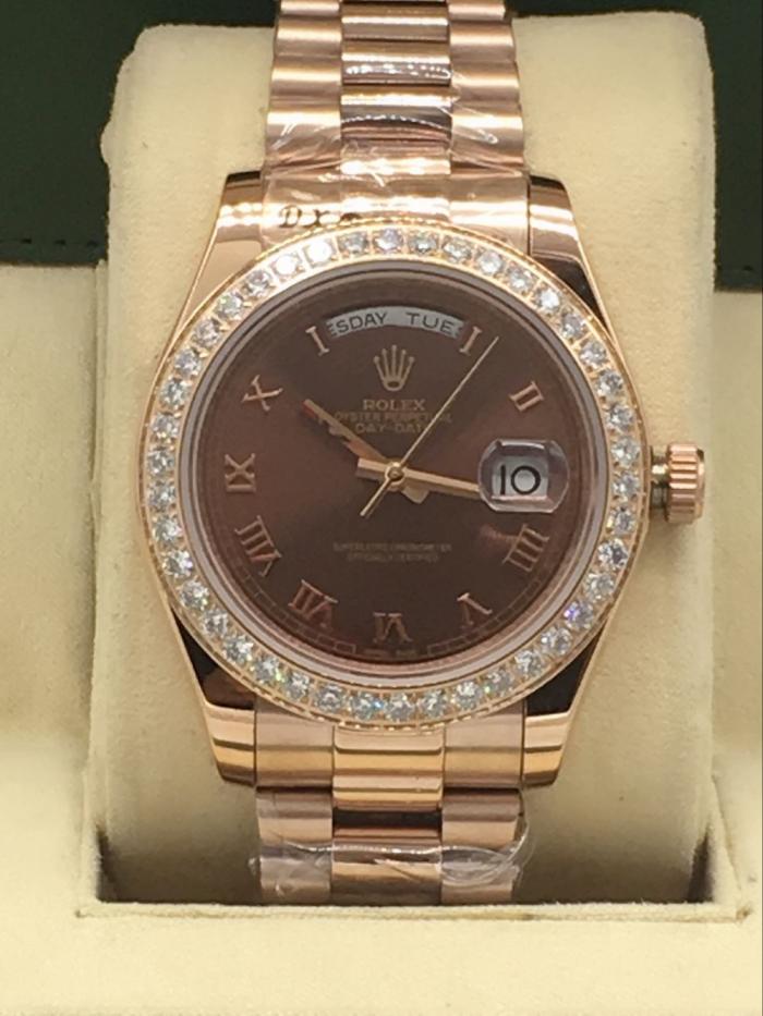 AAA rolex day-date with diamonds for men and women