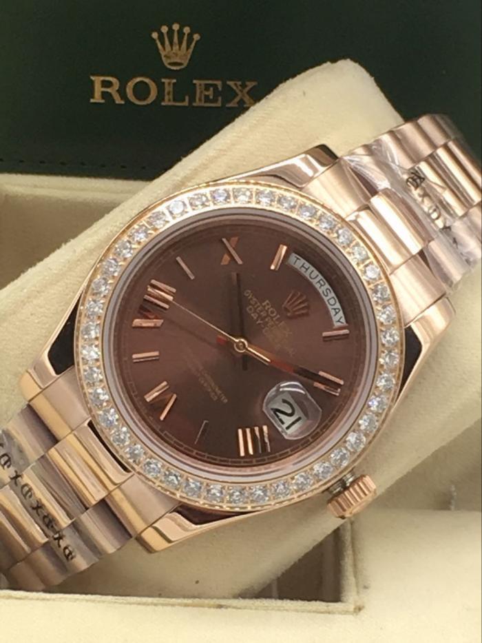 AAA rolex day-date with diamonds for men and women