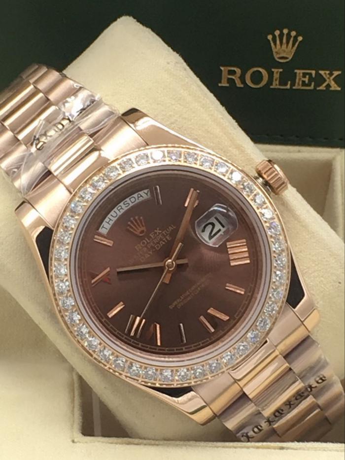 AAA rolex day-date with diamonds for men and women