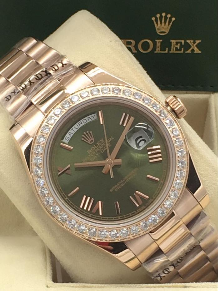 AAA rolex day-date with diamonds for men and women