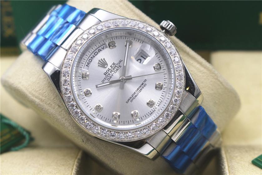 AAA rolex day-date with diamonds for men and women